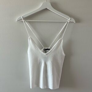 Zara White Cami